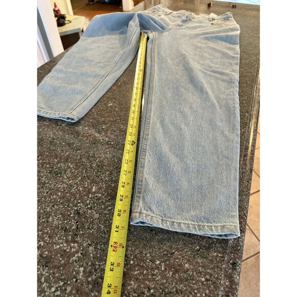 Vintage Y2K 90s Mom jeans High Waisted Zena Jean Ultra Light Wash Size 11/30 - Picture 13 of 15